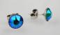 Preview: Blue Zircon Shimmer - Black Jack Ohrstecker LE